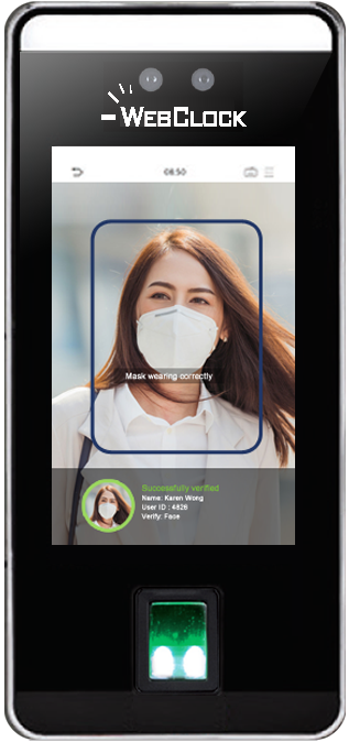 Touchless Facial Recognition Contactless Time Clock | ITCS-WebClock