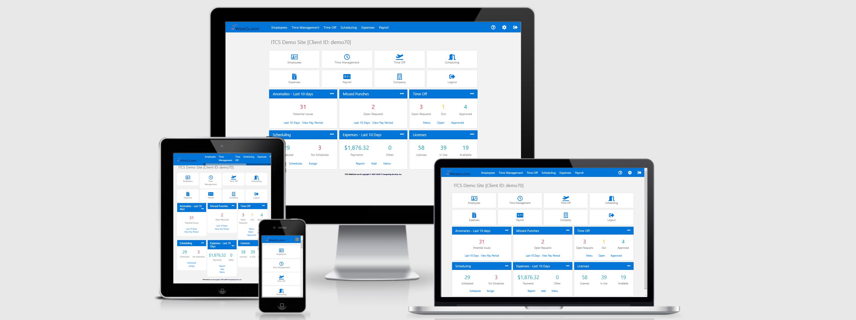 Web Based Time Clock Software