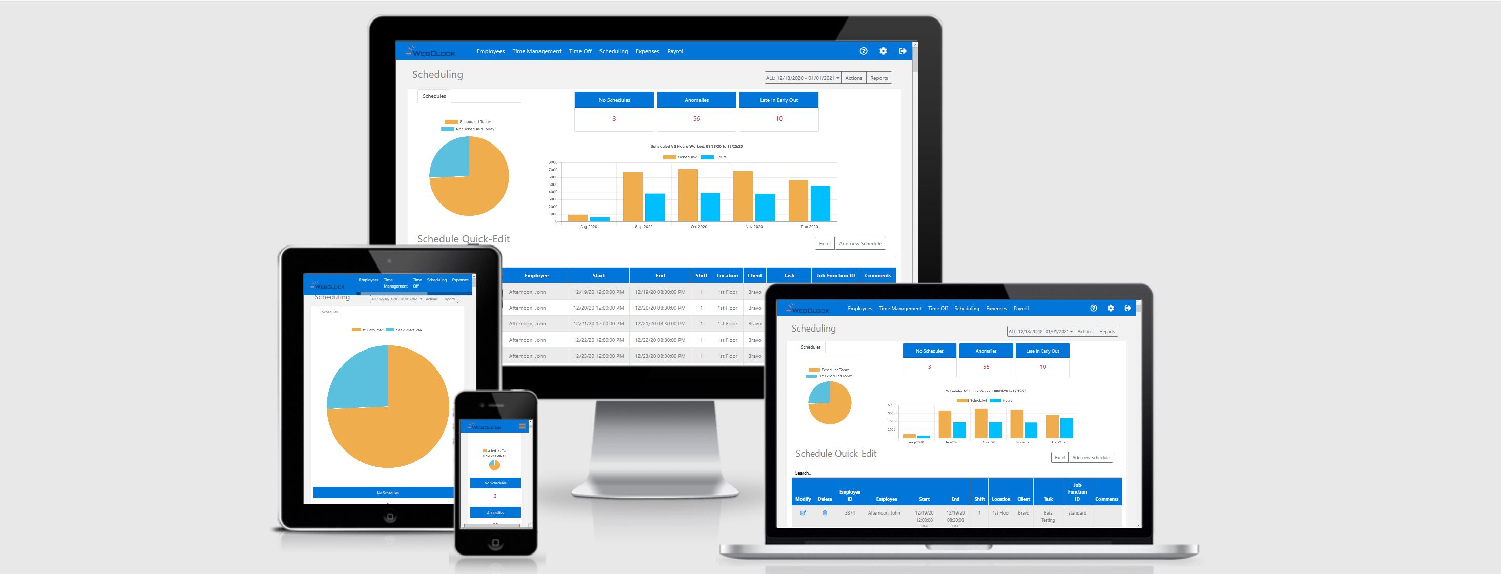 Web Based Time Clock Software