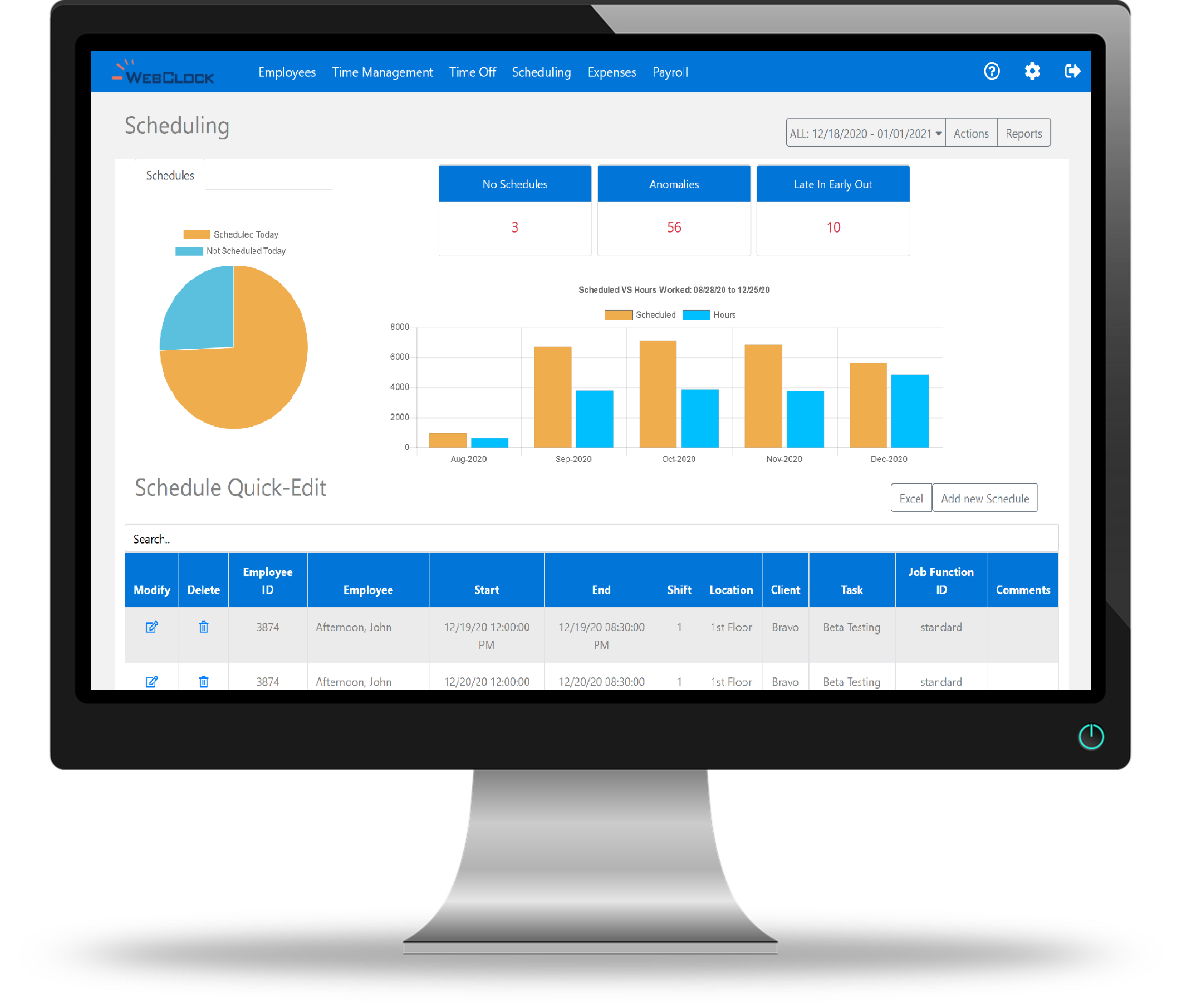 Web Based Online Time Clock App | Easy to Use Web Based